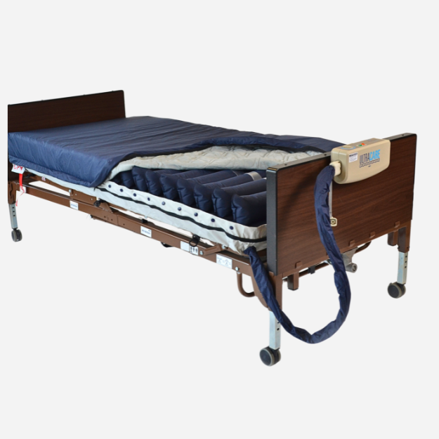 The Ultra-Care 5800 is a cost-effective therapeutic support surface that provides both alternating pressure and low air loss for the management and treatment of pressure ulcers.
